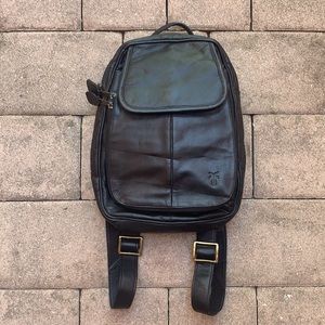 FRYE Women’s Backpack Black wallet compartment